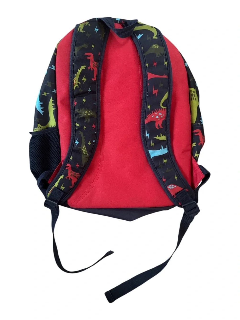 Kids Navy Blue Dinosaur Print Backpack – Colorful Dino School Bag Kidcore Used